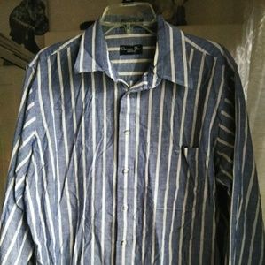 A vintage Christian Dior Men's button shirt